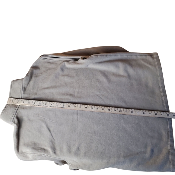 Men's Redmond Quarter Zip Sweatshirt. Brown. LG. D0047 - Picture 8 of 9